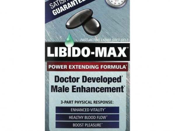 appliednutrition, Libido-Max, физическая реакция из 3 частей, 75 капсул с быстродействующей жидкостью