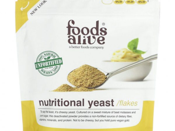 Foods Alive, суперфуд, необогащенные пищевые дрожжи, 170 г (6 унций)