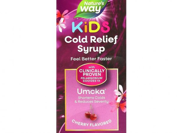 Nature's Way, Umcka, ColdCare, для детей 6 лет и старше, вишневый вкус, 120 мл (4 жидк. унции)