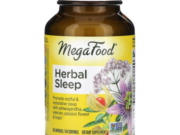 MegaFood, Herbal Sleep, 60 капсул
