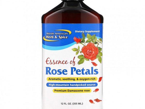 North American Herb & Spice, Эссенция лепестков роз, 12 жидких унций (355 мл)