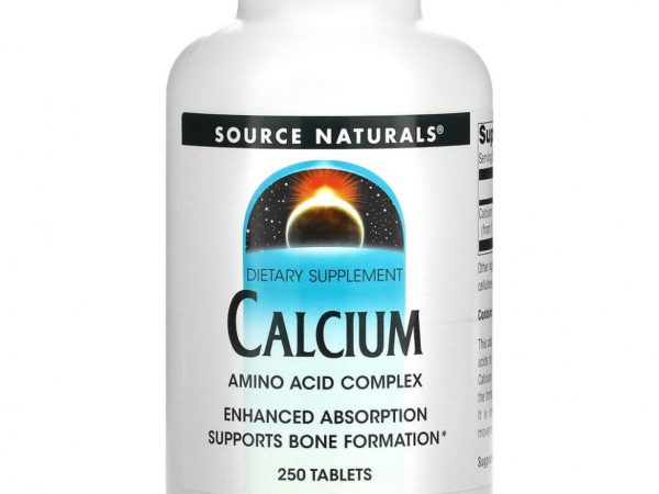 Source Naturals, кальций, 250 таблеток