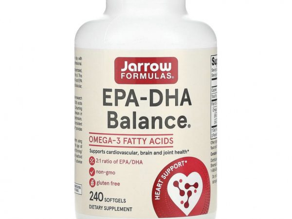 Jarrow Formulas, EPA-DHA Balance, 240 мягких таблеток