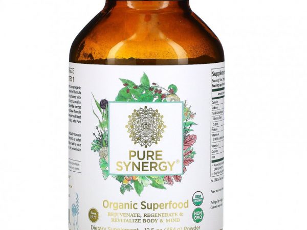 Pure Synergy, Органический порошок из суперпродуктов, 354 г (12,5 унций)