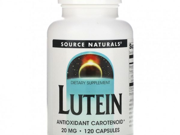 Source Naturals, Лютеин, 20 мг, 120 капсул