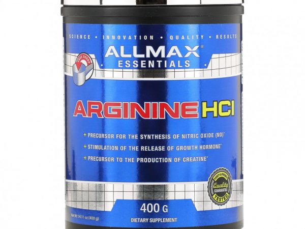 ALLMAX Nutrition, аргинин гидрохлорид, 400 г (14 унций)