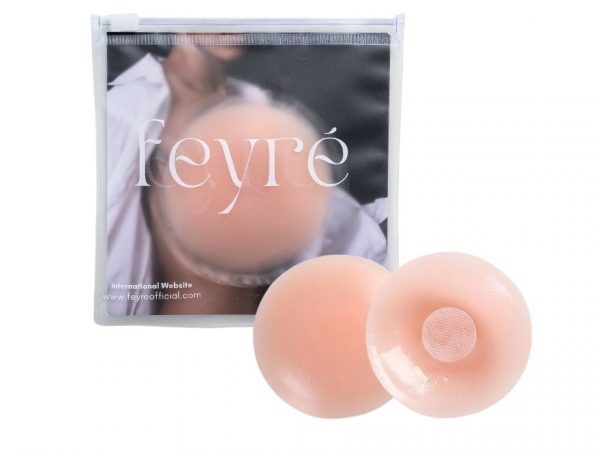 Feyre Mini Adhesive Nipple Stickers Nude Pink Size 6 cm