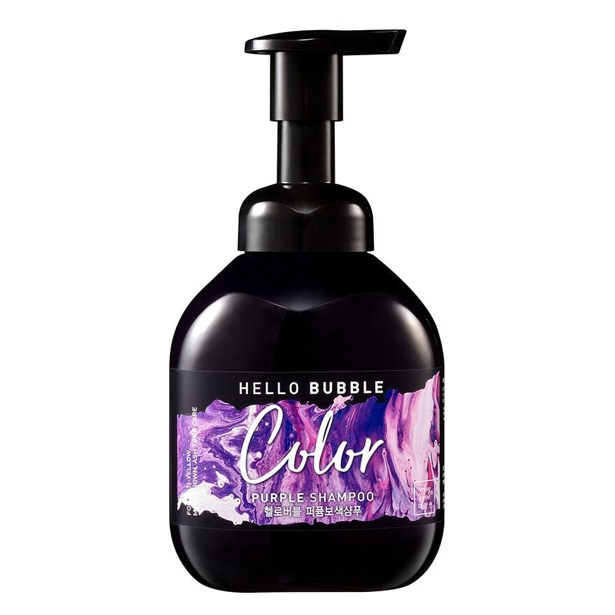 Mise En Scene Hello Bubble Color Purple Shampoo 400 Ml.