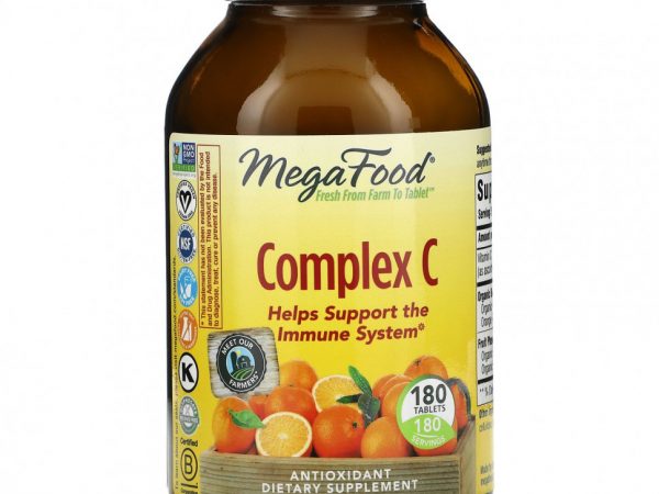MegaFood, Комплекс C, 180 таблеток