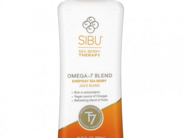 Sibu Beauty, смесь омега-7, смесь с соком облепихи для ежедневного приема, 750 мл (25,35 жидк. унции)