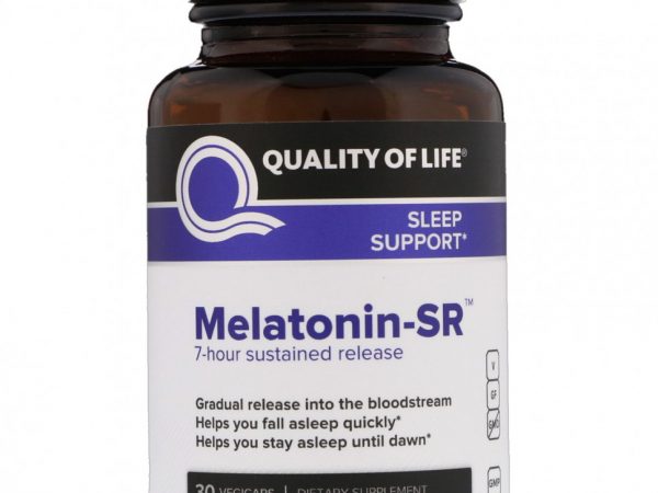 Quality of Life Labs, Melatonin-SR, 30 капсул в растительной оболочке