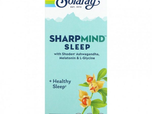 Solaray, SharpMind Sleep`` 30 растительных капсул