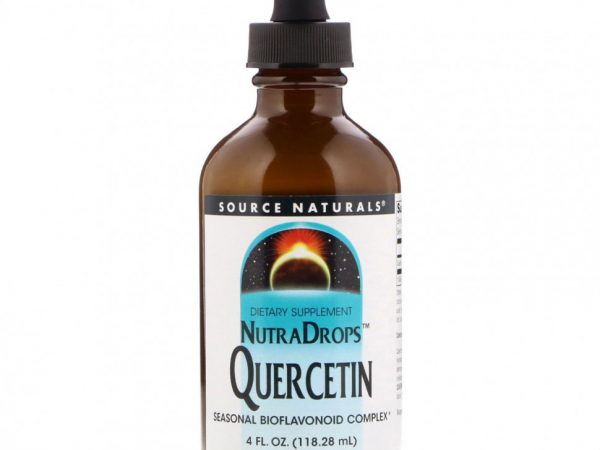 Source Naturals, Кверцетин NutraDrops, 4 жидких унции (118,28 мл)