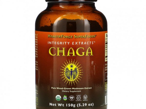 HealthForce Superfoods, Integrity Extracts, чага, 150 г (5,29 унции)
