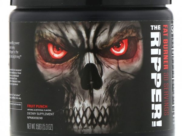 JNX Sports, The Ripper, жиросжигающая добавка, фруктовый пунш, 150 г