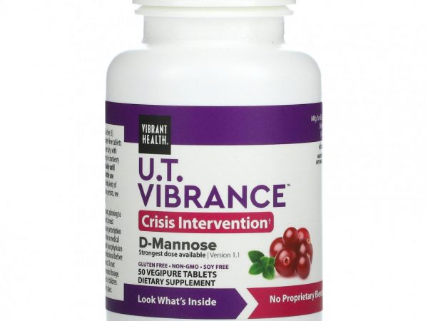 Vibrant Health, UT Vibrance, 50 растительных таблеток