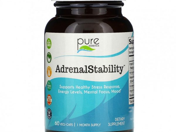 Pure Essence, AdrenalStability , 60 растительных капсул
