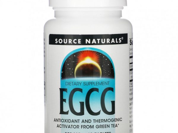Source Naturals, EGCG, 350 мг, 60 таблеток