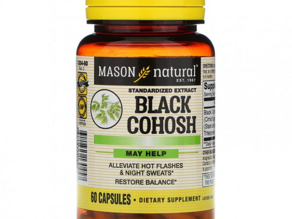 Mason Natural, Воронец кистевидный, стандартизированный экстракт, 60 капсул