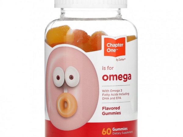 Chapter One, O is for Omega, жевательные мармеладки, 60 жевательных таблеток