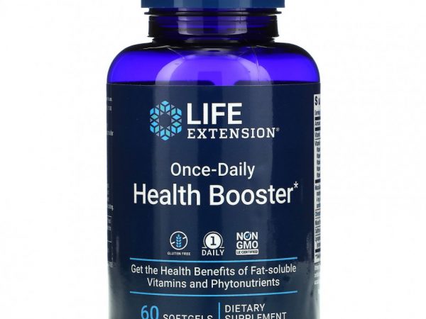 Life Extension, Once-Daily Health Booster, 60 мягких таблеток