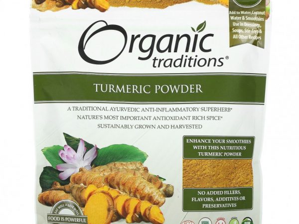 Organic Traditions, Куркума в порошке, 200 г (7 унций)