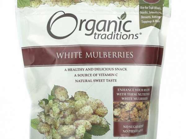 Organic Traditions, Белая шелковица, 8 унций (227 г)