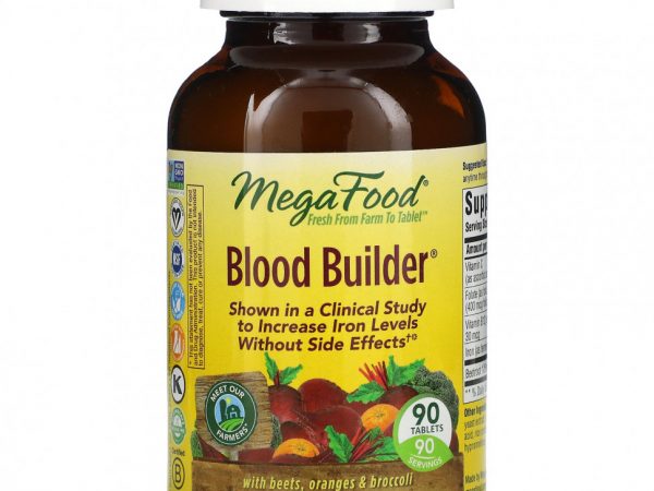 MegaFood, Blood Builder, 90 таблеток