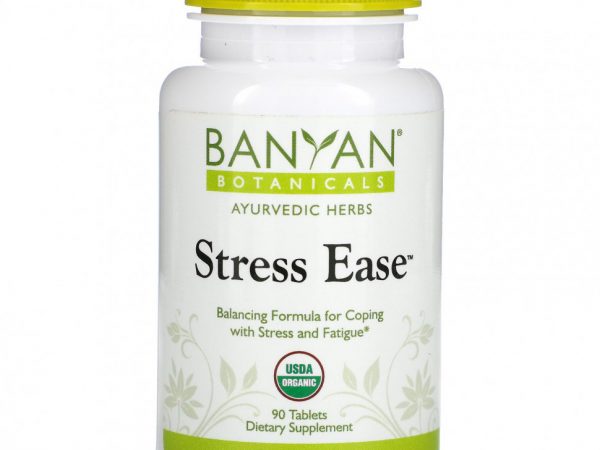 Banyan Botanicals, Stress Ease, 90 таблеток