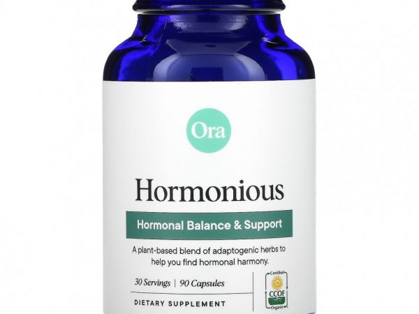 Ora, Hormonious, Гормональный баланс и поддержка, 90 капсул