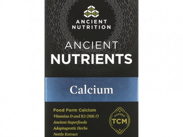 Dr. Axe / Ancient Nutrition, Кальций, 90 капсул