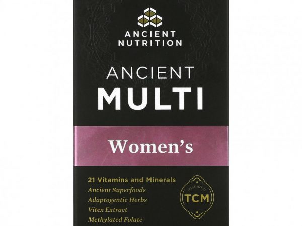 Dr. Axe / Ancient Nutrition, Ancient Multi, для женщин, 90 капсул