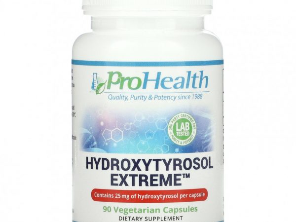 ProHealth Longevity, Hydroxytyrosol Extreme, 25 мг, 90 вегетарианских капсул