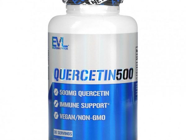 EVLution Nutrition, Quercetin 500, 500 mg, 30 Veggie Capsules