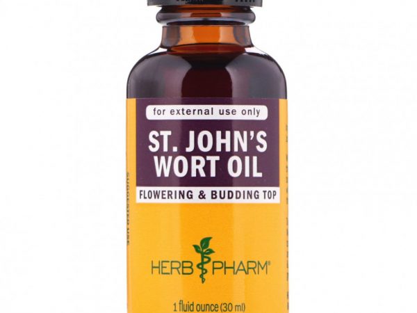 Herb Pharm, Масло зверобоя, 1 жидкая унция (30 мл)