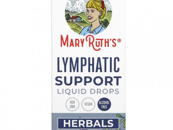 MaryRuth Organics, Herbals, жидкие капли для поддержки лимфатической системы, без спирта, 30 мл (1 жидк. Унция)