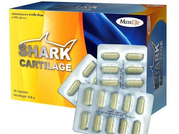 Акулий Хрящ для восстановления суставов и связок MaxxLife Shark Cartilage, 30 капсул Таиланд