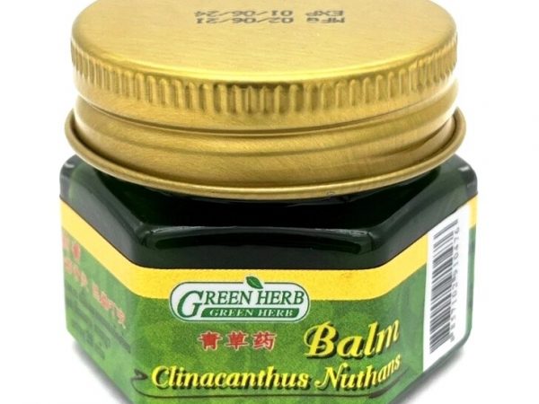 Бальзам тайский зеленый с Клинакантусом Green herb balm clinacanthus nuthans. Таиланд