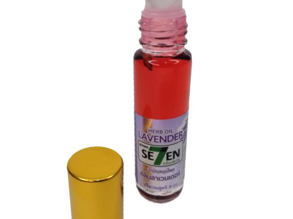 Бальзам тайский жидкий-ингалятор роликовый Лаванда Green Seven Lavender Herb Oil