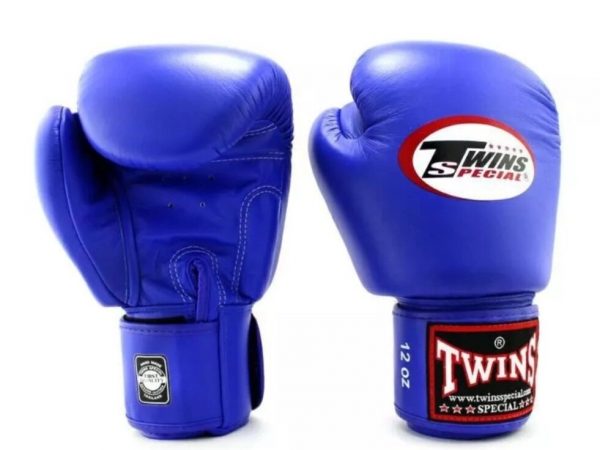 Боксерские перчатки Twins Special BGVL-3, Таиланд 8 oz Navy Blue