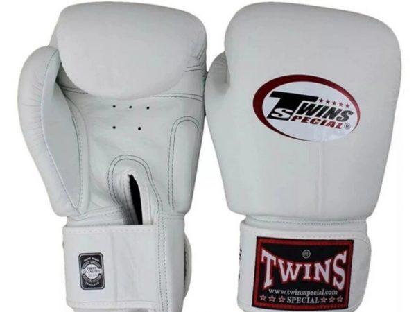 Боксерские перчатки Twins Special BGVL-3, Таиланд 8 oz White