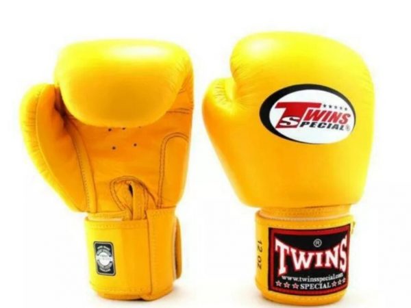 Боксерские перчатки Twins Special BGVL-3, Таиланд 8 oz Yellow