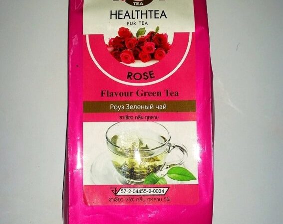 Чай Роза /  Rose flavour green tea healthtea , 100гр