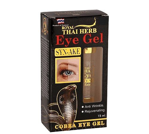 Гель антивозрастной для кожи вокруг глаз с ядом кобры Royal Thai Herb Eye Gel  Syn-Ake, 15 мл., Таиланд