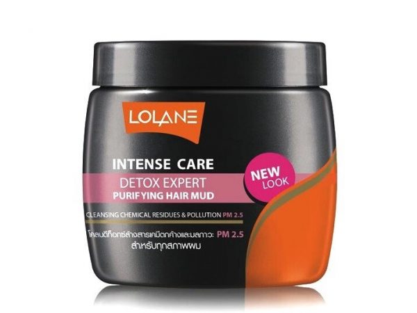Грязевая Детокс маска для волос Lolane Intense Care Detox Expert Mineral Purifying Hair Mud, 250 мл. Таиланд