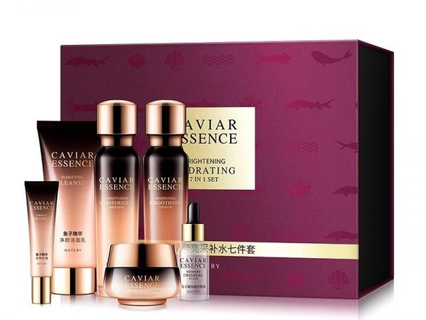 Hankey Caviar Essence Brightening Hydrating 7 in 1 увлажняющий набор для кожи лица с Экстрактом Икры