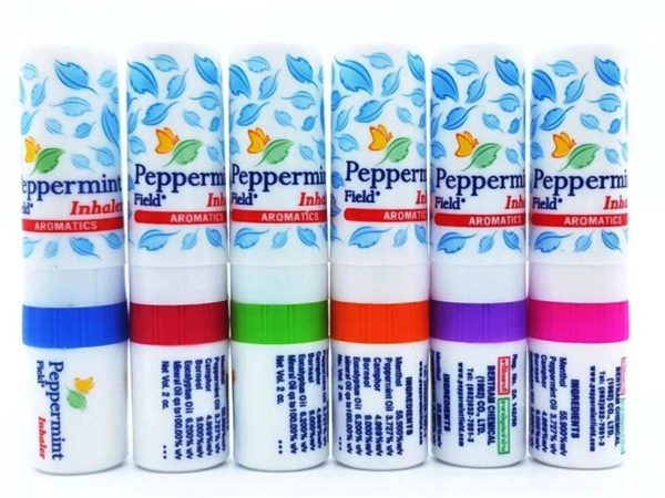 Ингалятор-карандаш назальный Peppermint Field Inhaler 2 in 1, Таиланд 6 ШТ.