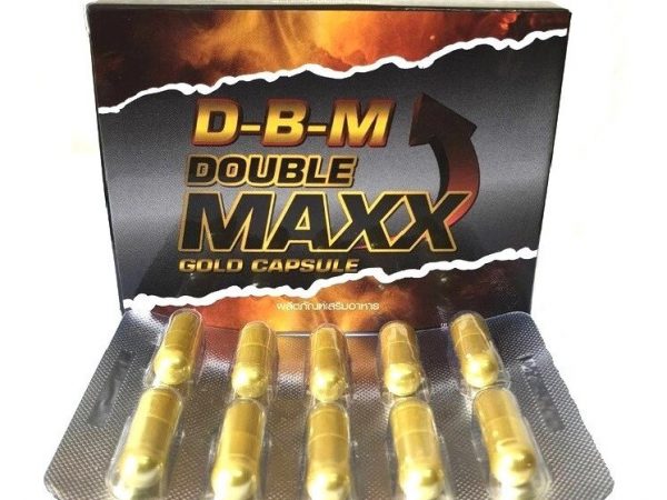 Капсулы для потенции на растительной основе D-B-M Double Maxx Gold Capsule, 10 капсул. Таиланд