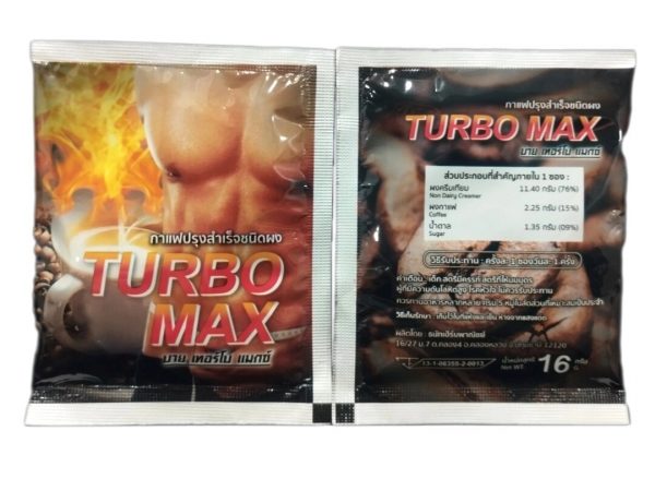 Кофе Turbo Max Coffee для повышения потенции и мужской силы, 1 саше