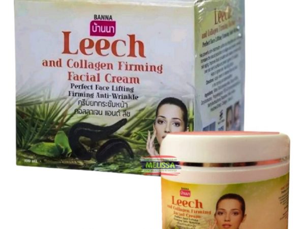 Крем для лица омолаживающий с экстрактом пиявки Banna Leech Cream, 100 мл. Таиланд